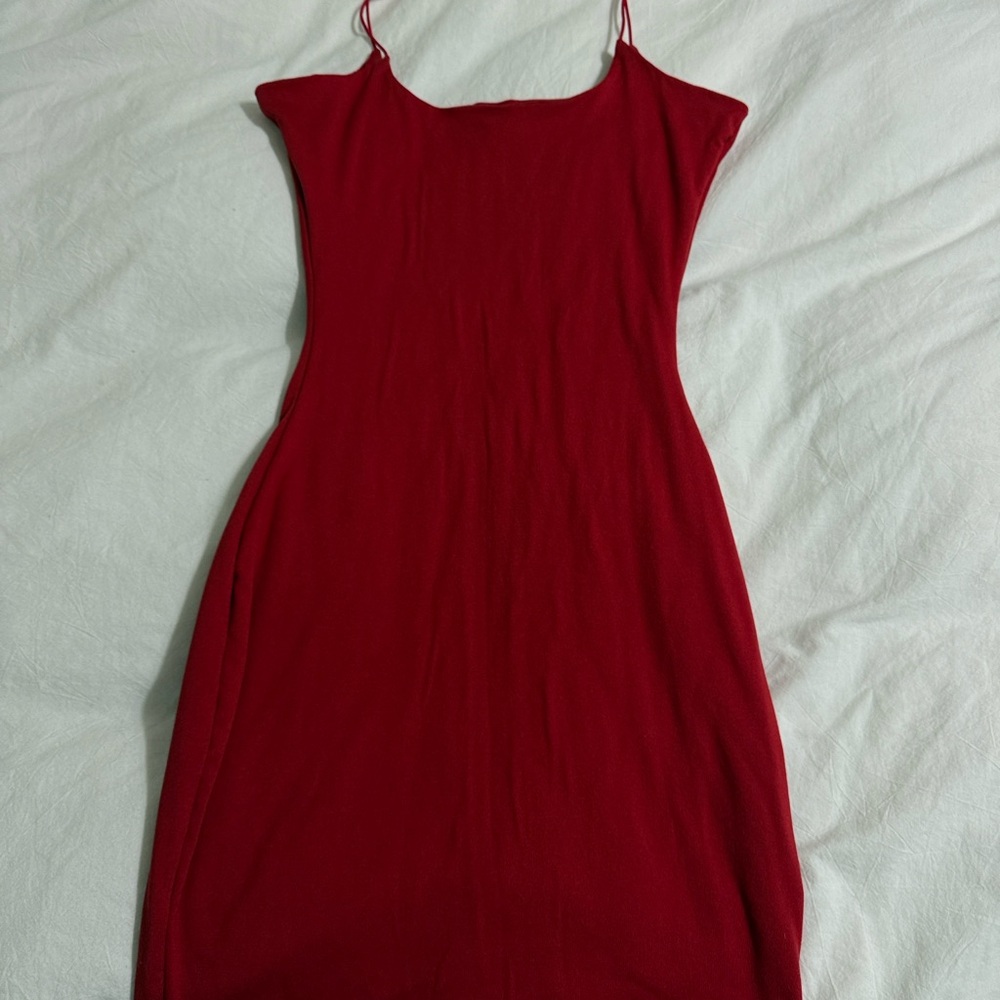 SHEIN Bold Red Mini Dress